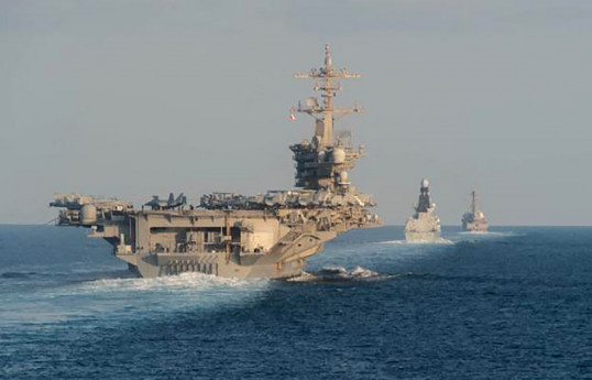 US aircraft carrier Abraham Lincoln arrives in Middle East
