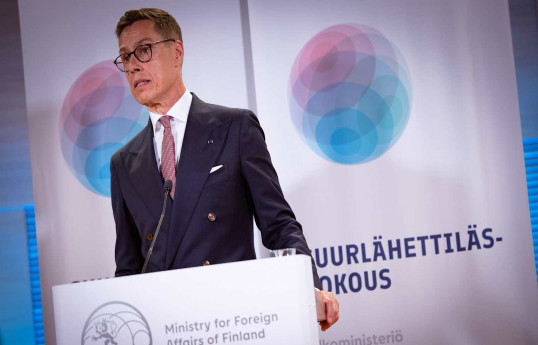 Finnish President Alexander Stubb