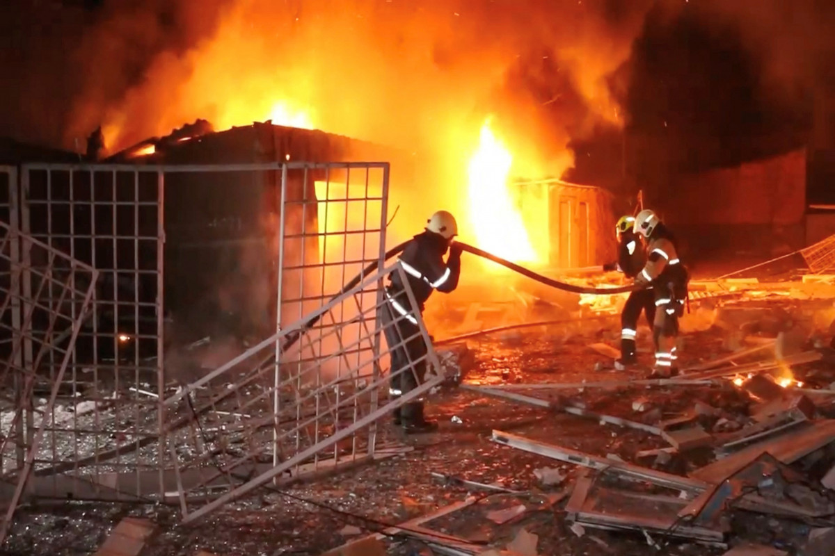Russian bomb damages hospital, prompts evacuation in northeastern Ukraine -officials