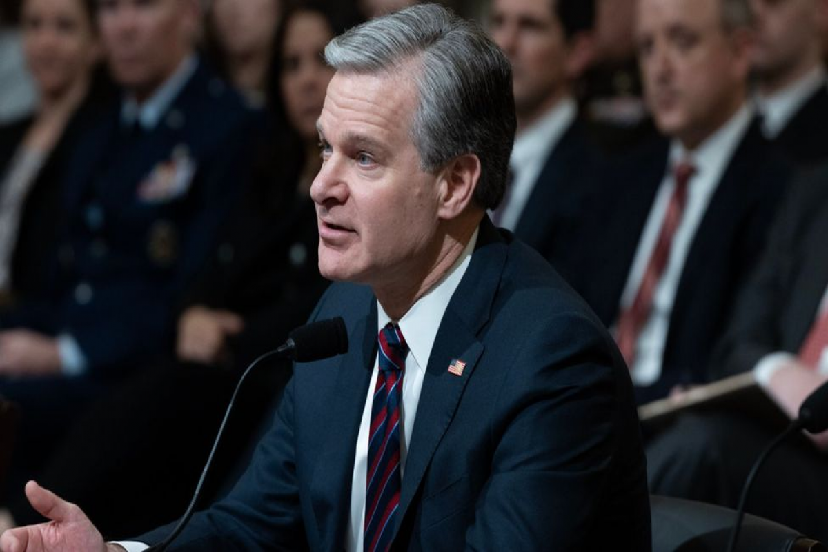 FBI director Christopher A. Wray