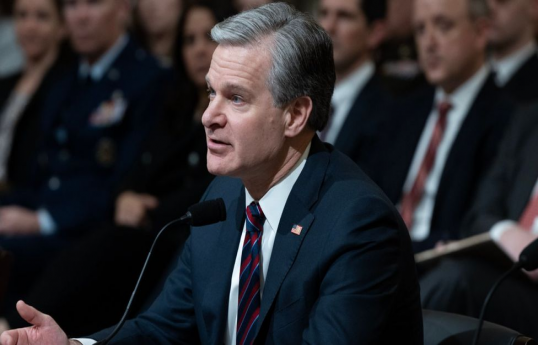 FBI director Christopher A. Wray