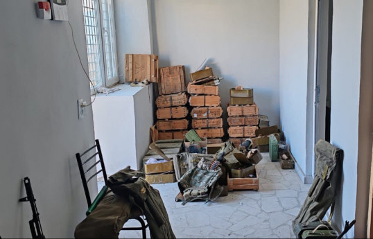 Azerbaijani police found numerous weapons and ammunition in Khojaly-PHOTO -VIDEO 