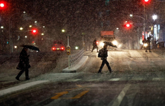 Heavy snow leaves more than 100 injured in Japan's Tokyo