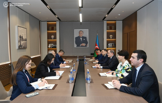 Azerbaijani FM meets with Secretary-General of Shanghai Cooperation Organization