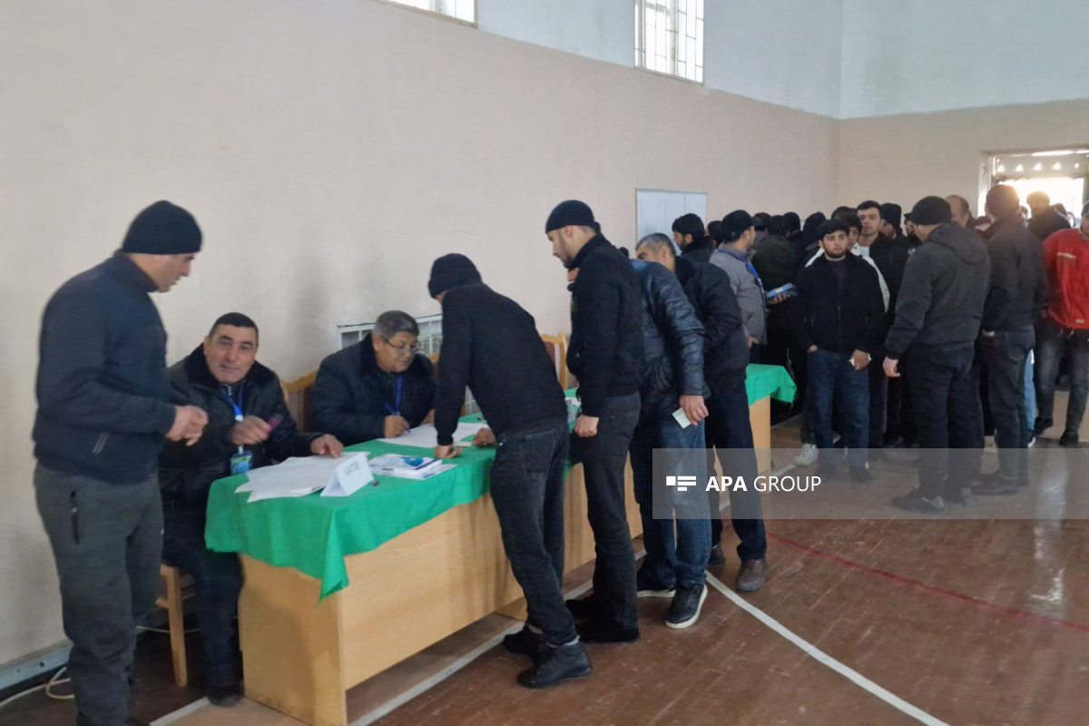 Azerbaijan's liberated Khojaly begins voting in presidential election-PHOTO -VIDEO 