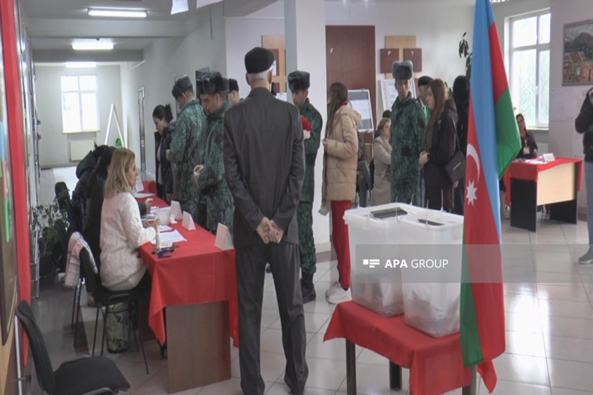 CIS observers monitor elections in Azerbaijan's Balakan, Zagatala-PHOTO 
