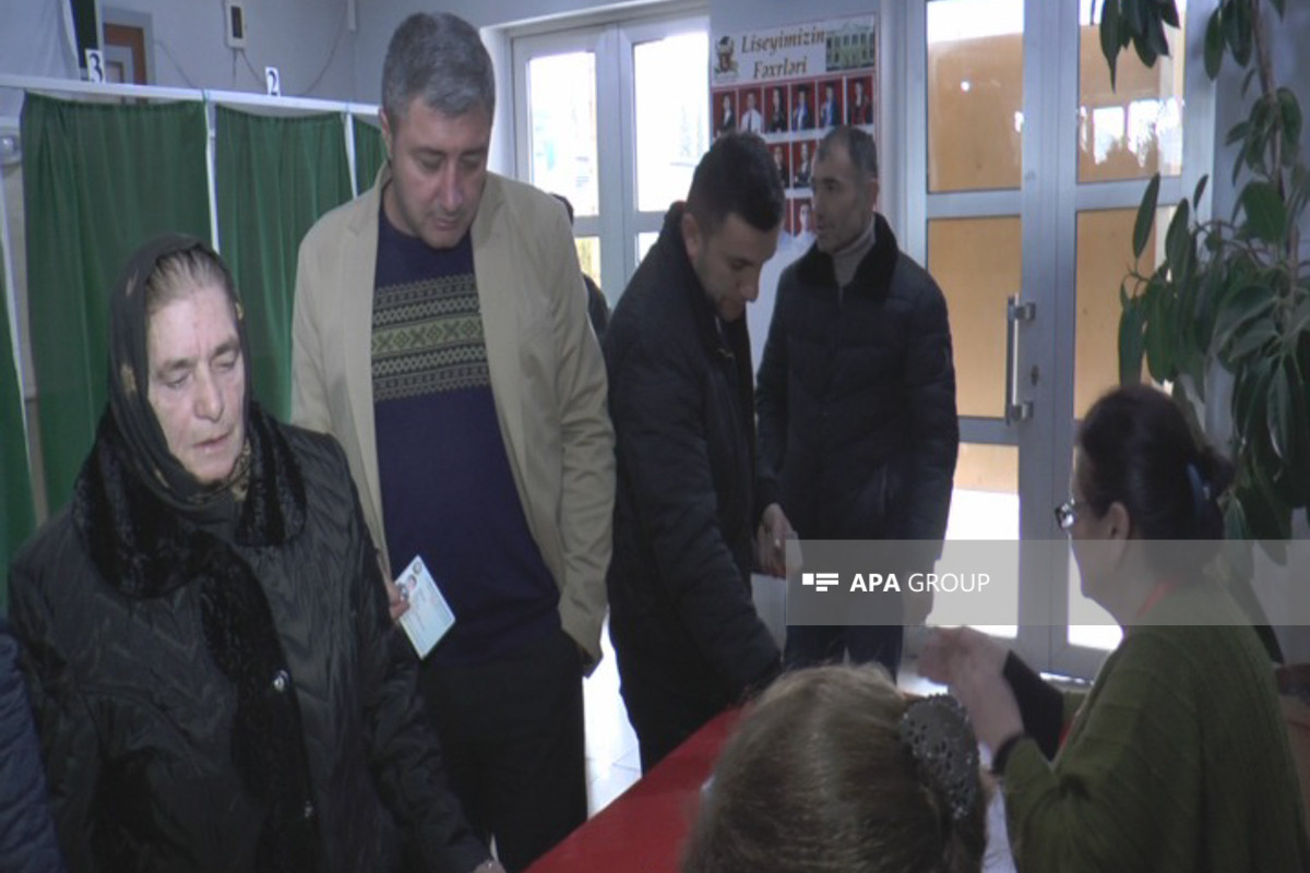CIS observers monitor elections in Azerbaijan's Balakan, Zagatala-PHOTO 