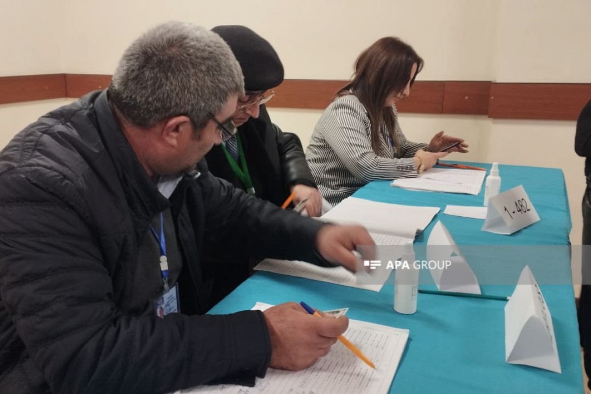 OSCE representatives observe elections in Azerbaijan's Shamakhi
