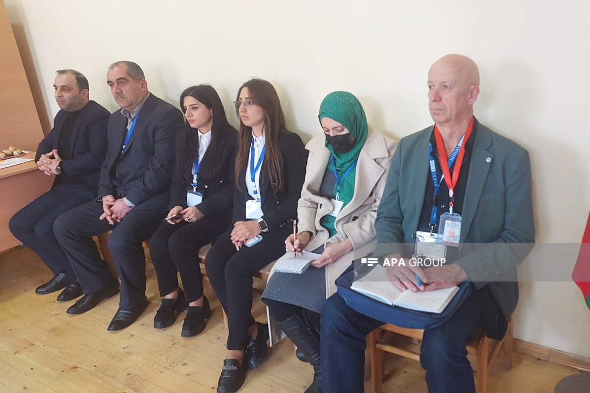 OSCE observers monitor elections in Azerbaijan's Lankaran