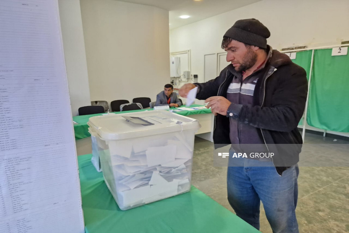 Azerbaijan established polling station in liberated Lachin city after 30 years: Voter turnout is high -VIDEO 