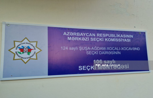 Azerbaijan's liberated Khojaly begins voting in presidential election-PHOTO -VIDEO 
