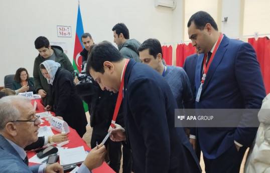 Georgian Parliament delegation observe presidential elections in Azerbaijan