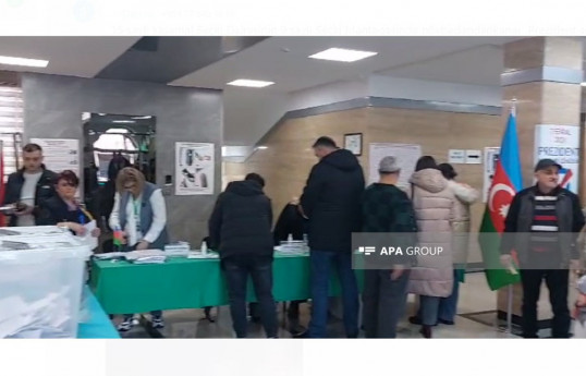 Exit-poll being held in Azerbaijan's Yasamal Constituency No. 15