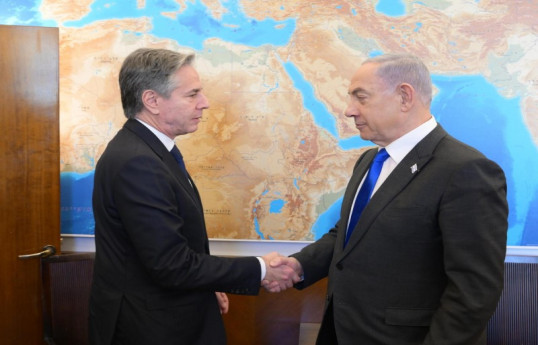 Israeli PM Netanyahu meets with US Secretary of State Antony Blinken