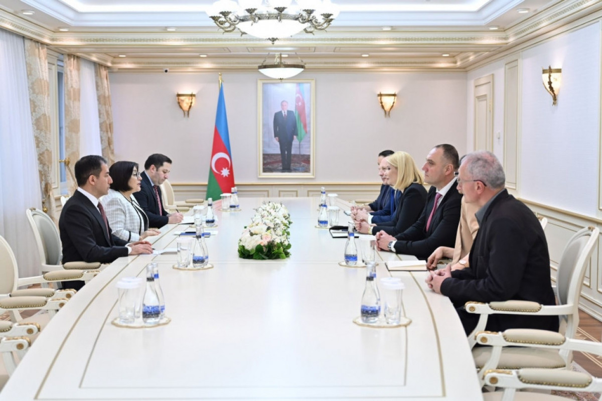 Speaker of Azerbaijani Parliament meets with Italian and Serbian Parliaments` observation mission members