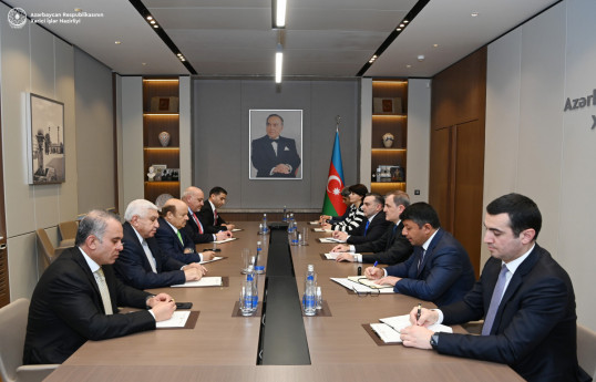 Azerbaijani FM meets with First Deputy Speaker of Jordan's House of Representatives