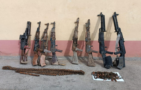 Azerbaijani police found ammunition in Jabrayil-PHOTO 