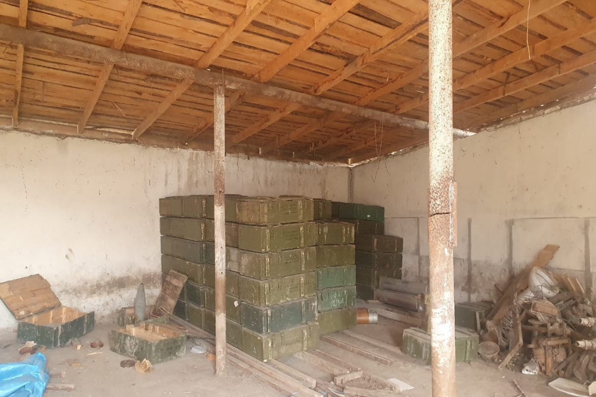 Azerbaijani police found weapons and ammunition in Khankandi-PHOTO 
