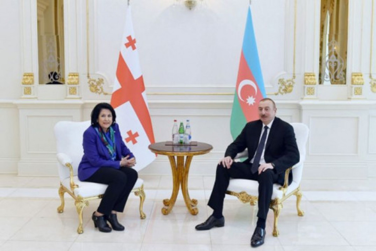 Salome Zourabichvili, President of Georgia and Ilham Aliyev, President of the Republic of Azerbaijan