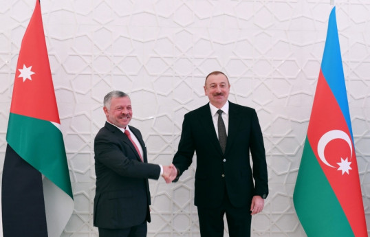 King of Jordan congratulates Azerbaijani President Ilham Aliyev