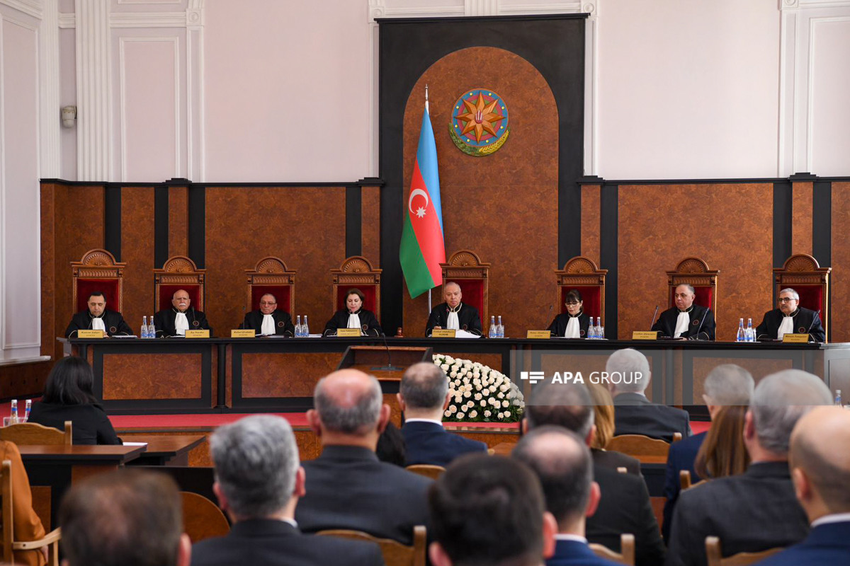 Meeting of Plenum of Constitutional Court of Azerbaijan heard CEC Chairman