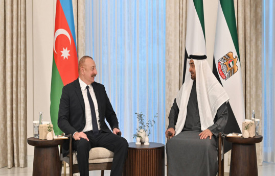 President of the United Arab Emirates congratulates President Ilham Aliyev