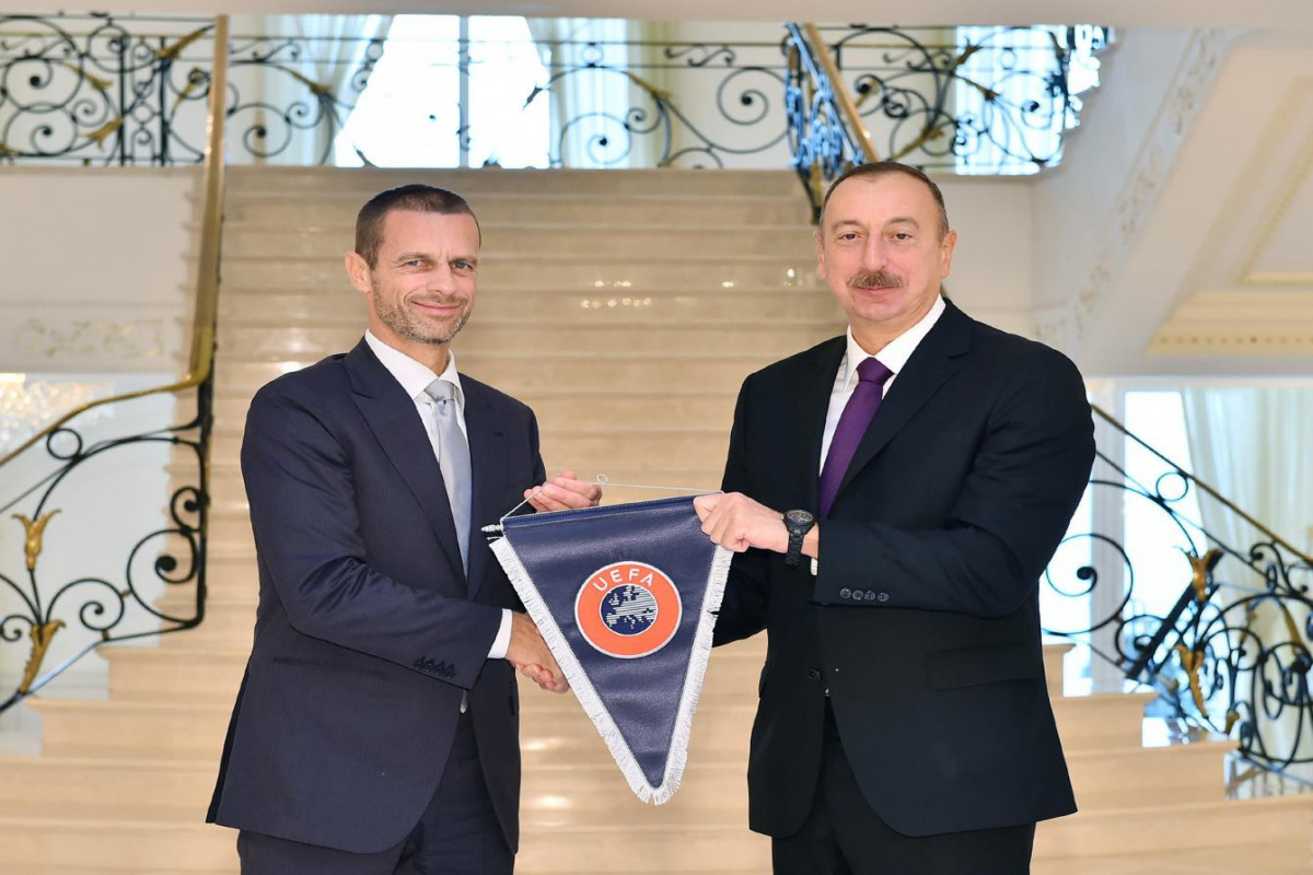 UEFA President congratulates Azerbaijani President Ilham Aliyev