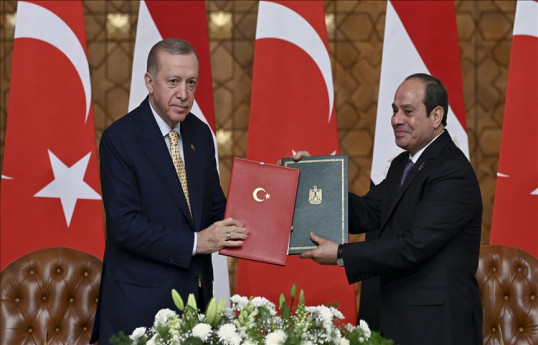 Recep Tayyip Erdogan, President of the Republic of Türkiye and Abdel Fattah al-Sisi, President of Arab Republic of Egypt