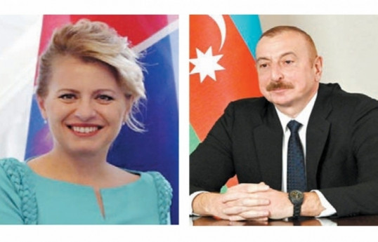 Slovak President congratulates Azerbaijani President on his victory in election