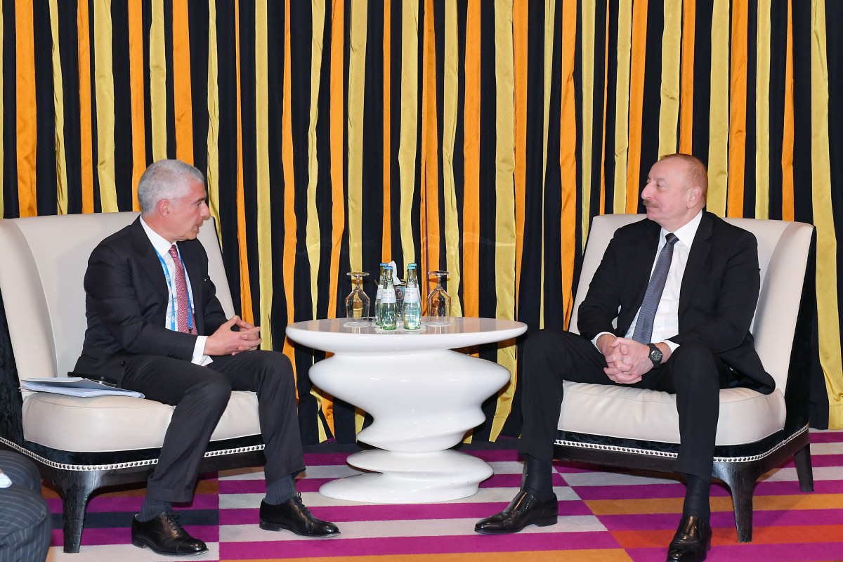 President of Azerbaijan Ilham Aliyev met with Co-General Manager of Leonardo S.p.A in Munich-UPDATED 