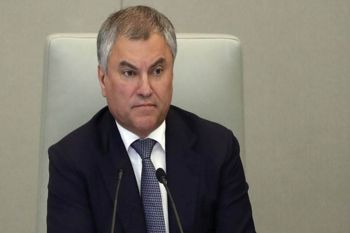 Vyacheslav Volodin, speaker of the State Duma