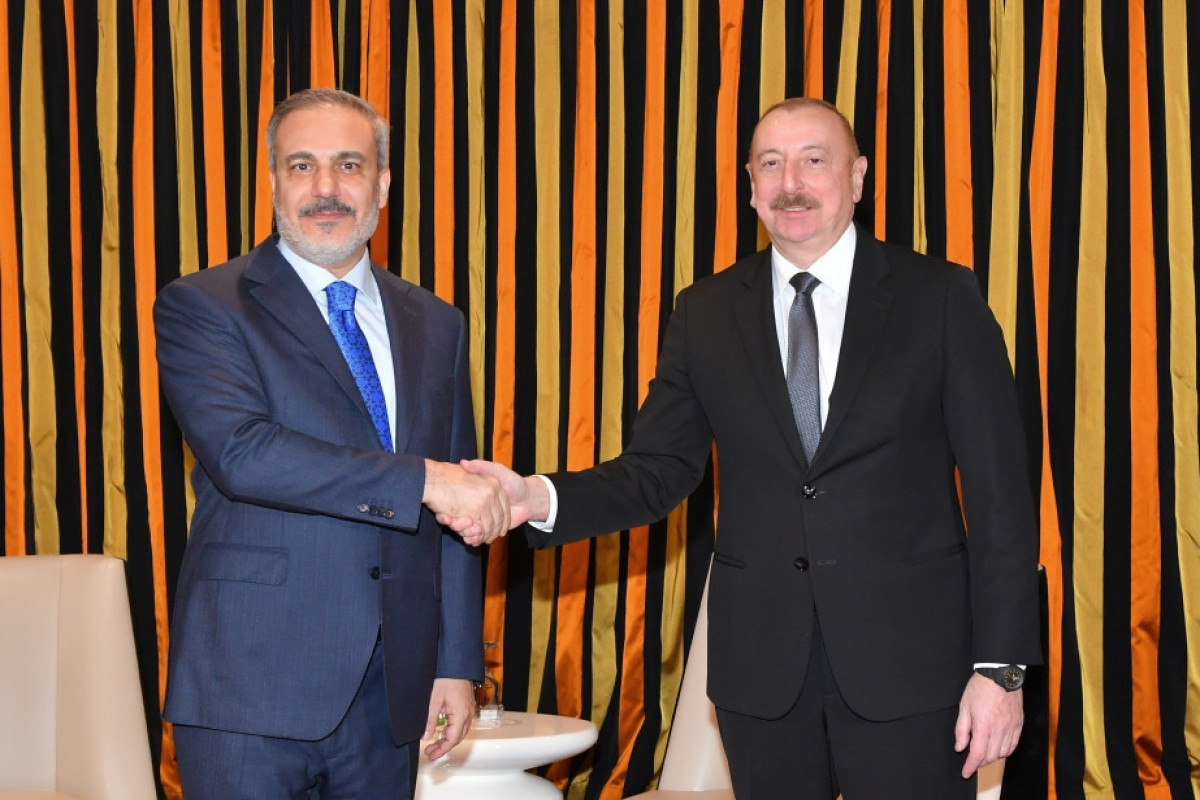 Azerbaijani President met with Turkish FM in Munich