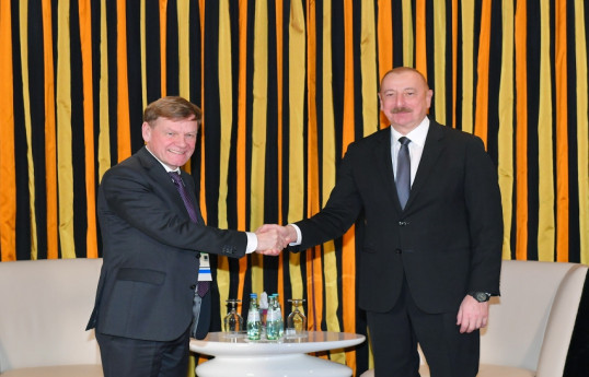 President of Azerbaijan Ilham Aliyev met with Chairman of Bundestag`s Parliamentary Friendship Group for Relations with States of Southern Caucasus in Munich
