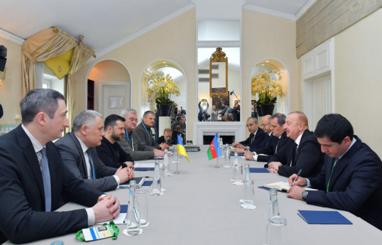 President of Azerbaijan Ilham Aliyev met with President of Ukraine in Munich-UPDATED 