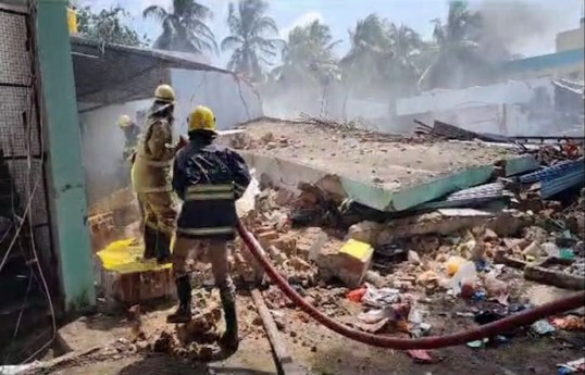 10 killed in explosion at firecracker factory in India's Tamil Nadu