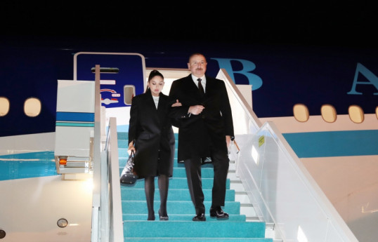 President of Azerbaijan Ilham Aliyev embarked on official visit to Türkiye