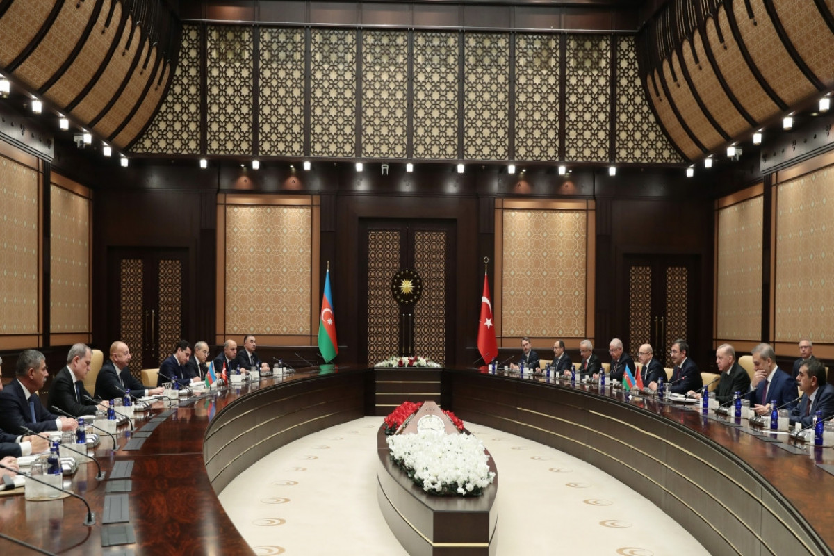 President of Azerbaijan Ilham Aliyev and President of Türkiye Recep Tayyip Erdogan held expanded meeting-UPDATED-1 