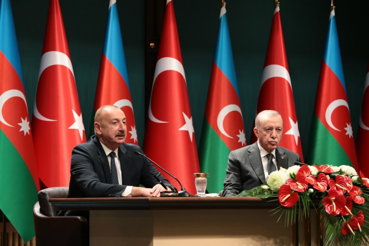 Ilham Aliyev, President of the Republic of Azerbaijan and Recep Tayyip Erdogan, President of the Republic of Türkiye