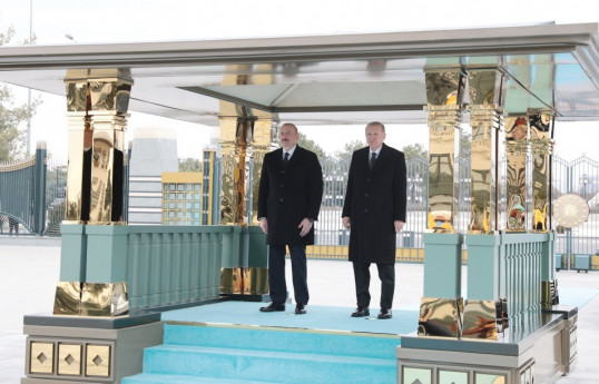 Official welcoming ceremony for President Ilham Aliyev was held in Ankara-UPDATED 