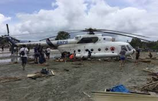 Helicopter losses contact in eastern Indonesia