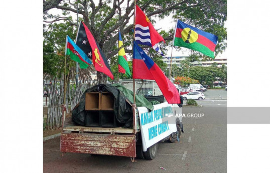 Protests held in New Caledonia against French ministers' visit, protesters re-raised Azerbaijani flag-PHOTO -VIDEO 