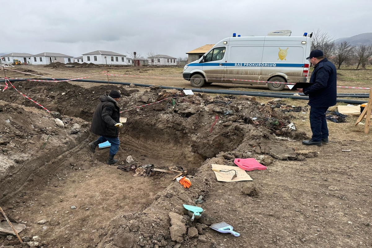 Azerbaijan discovers another mass grave in Khojaly district:  Skeletons belong to children and women with their hands and feet bound-PHOTO -UPDATED 