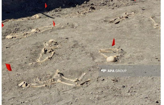 Azerbaijan discovers another mass grave in Khojaly district:  Skeletons belong to children and women with their hands and feet bound-PHOTO -UPDATED 