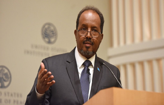 Somalia's President Hassan Sheikh Mohamud