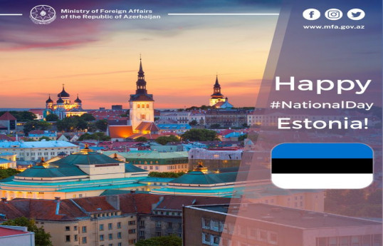 Azerbaijani MFA congratulates Estonia on occasion of National Day