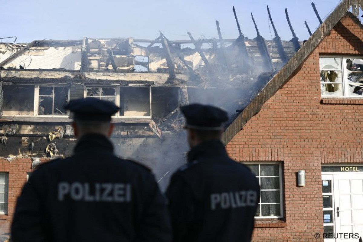 1 dead, 3 injured in German asylum center fire