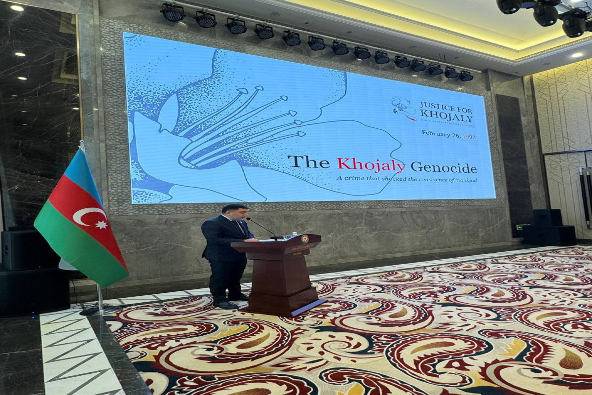 Azerbaijani Embassy in China commemorates Khojaly Genocide-PHOTO 