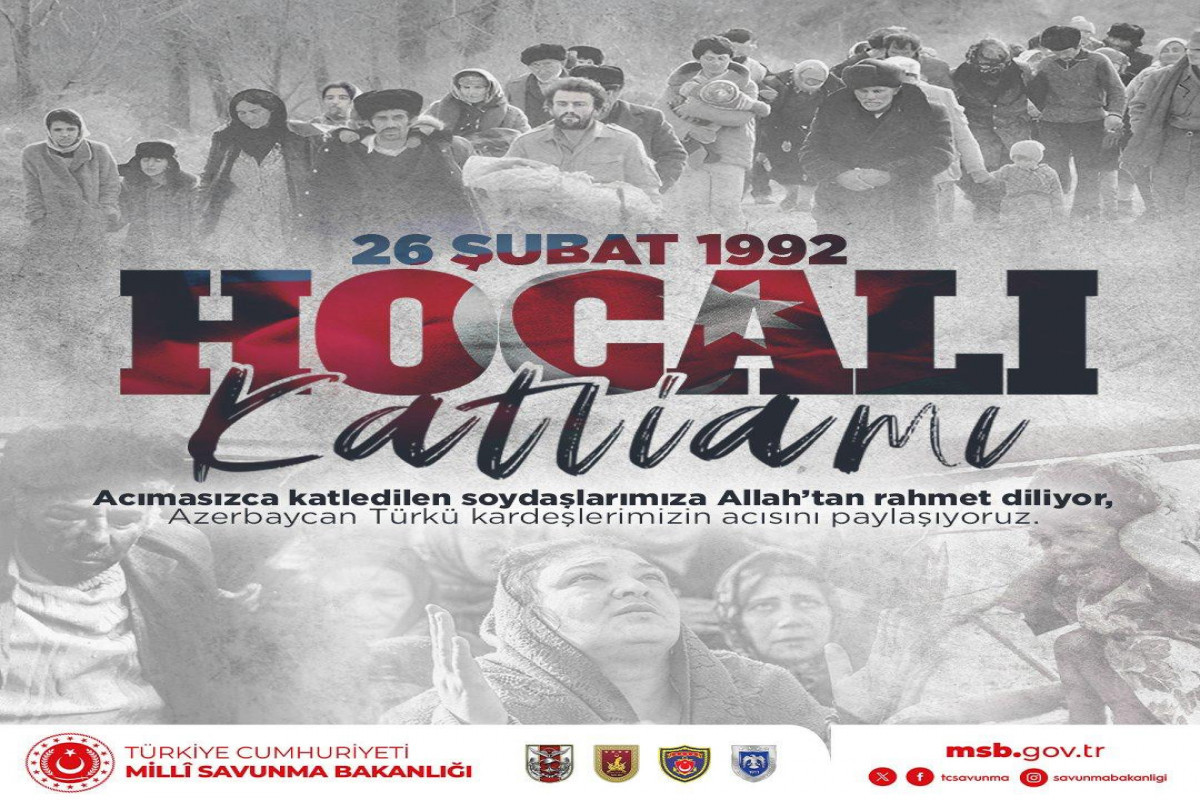 Turkish Defence Ministry shares post regarding Khojaly Genocide