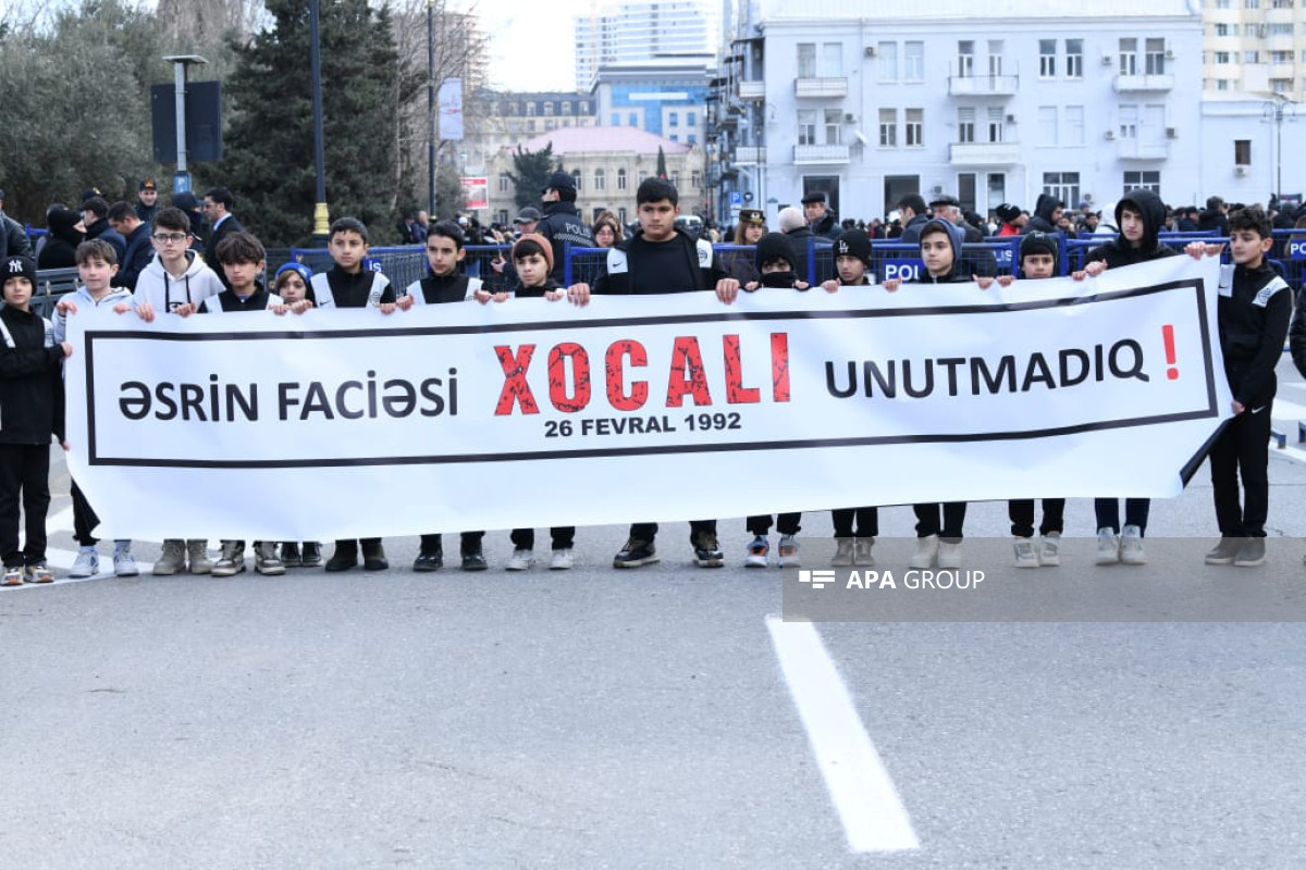 People of Azerbaijan commemorate victims of Khojaly genocide-<span class="red_color">PHOTOLENT