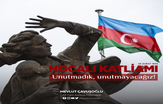 Turkish MP: We will not forget crime against humanity - Khojaly tragedy